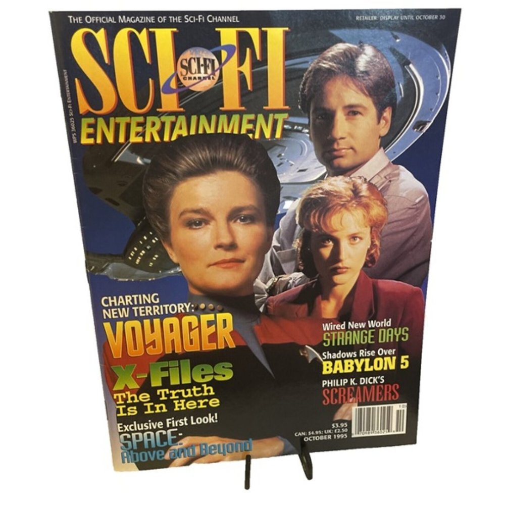 SCI FI Entertaiment Magazine October 1995 X-Files Star Trek Voyager Vol. 2 #3